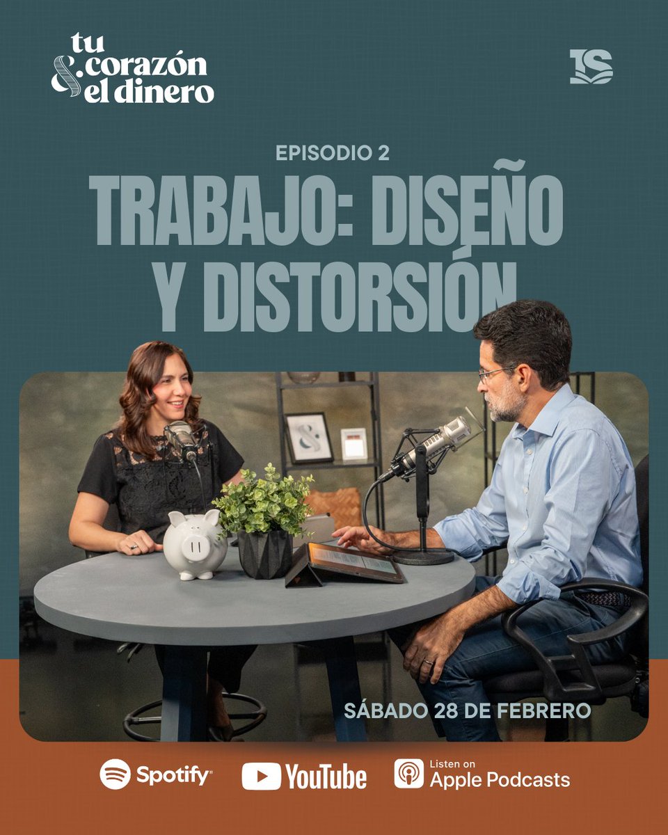 No te pierdas el nuevo episodio de Tu Corazón y El Dinero titulado «Trabajo: Diseño y distorsión» mañana 28 de febrero a las 9:00 a.m.

¿Qué viene a tu mente cuando escuchas la palabra «Trabajo»? El pastor Héctor Salcedo y Charbela El Hage de Salcedo exploran cómo Dios diseñó el