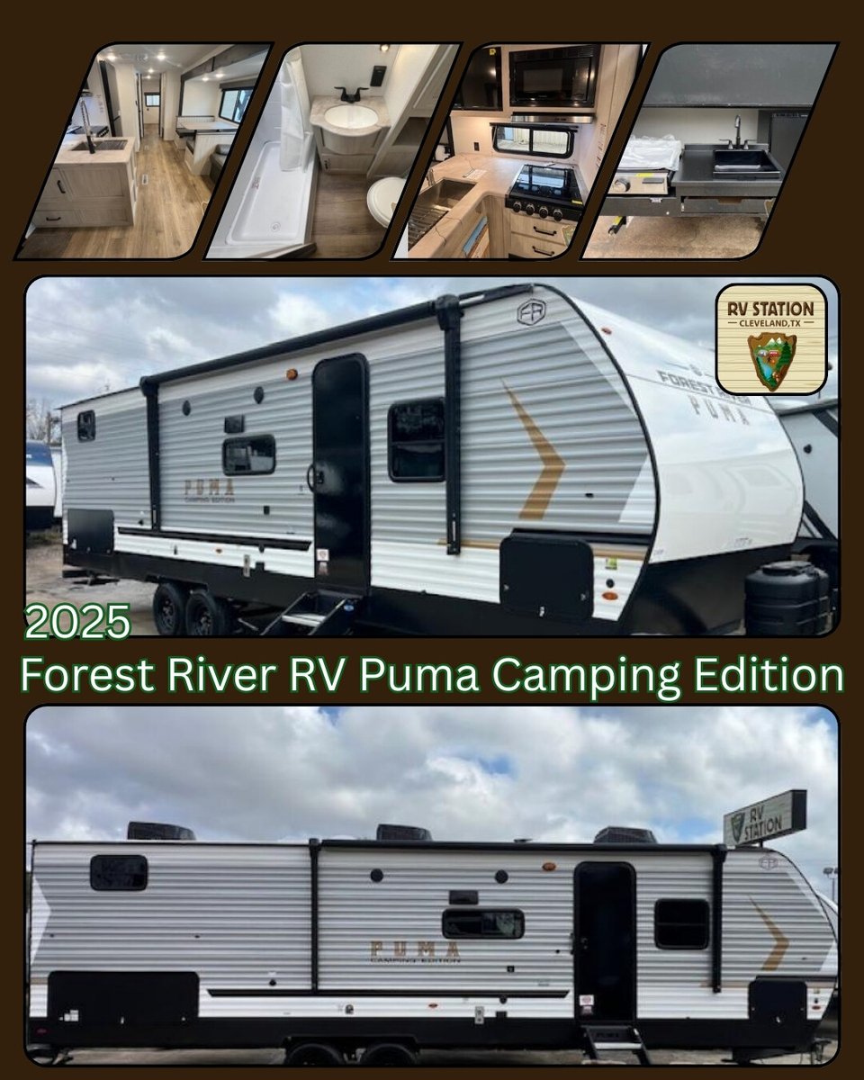 The 2025 Forest River RV Puma Camping Edition has arrived at RV Station. It’s packed with family-friendly features and ready to roll! 👏

Check it out! ➡️ rpb.li/7ndAw

#RVStationLife #PumaCampingEdition #NewRV