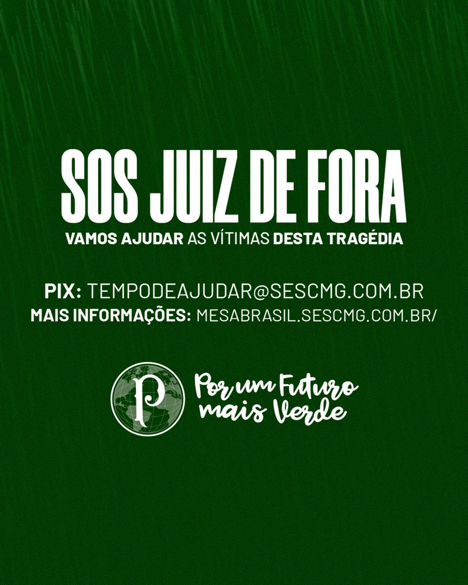 Por meio do nosso programa de responsabilidade institucional #PorUmFuturoMaisVerde, aderimos à campanha da TV Integração em favor das pessoas afetadas pela tragédia em Juiz de Fora (MG).

Para ajudar, doe qualquer valor pela chave PIX tempodeajudar@sescmg.com.br