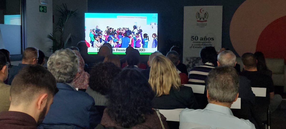 abdulahfpe's tweet photo. Hoy celebramos el #50aniversario de la República Árabe Saharaui Democrática 🇪🇭. 

Medio siglo construyendo y consolidando el Estado saharaui,cuya existencia es una realidad irreversible.

Gracias a todas las personas que nos acompañasteis ayer en el acto que tuvo lugar en #Madrid https://t.co/oIXlrnOpja