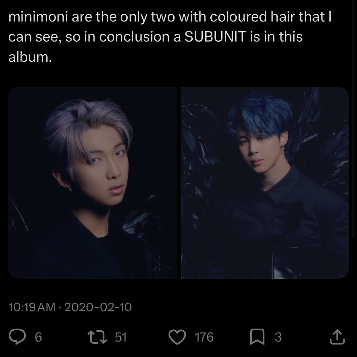 7udios's tweet image. i’ll never give up, it will be 2057 but i’ll never give up #BELIEVER