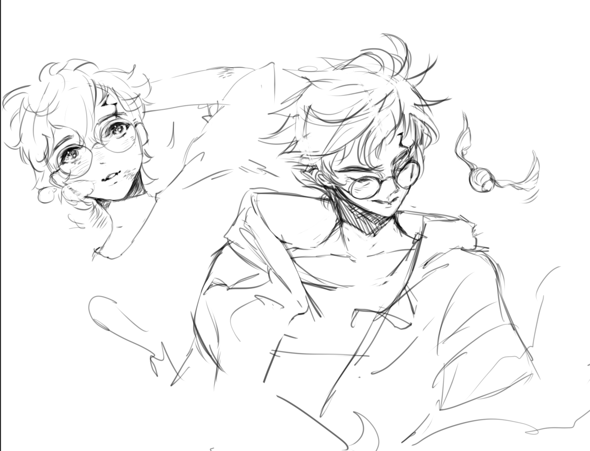 9koicloud's tweet photo. sketch/warmup #harrypotter https://t.co/gxHanWSCQT