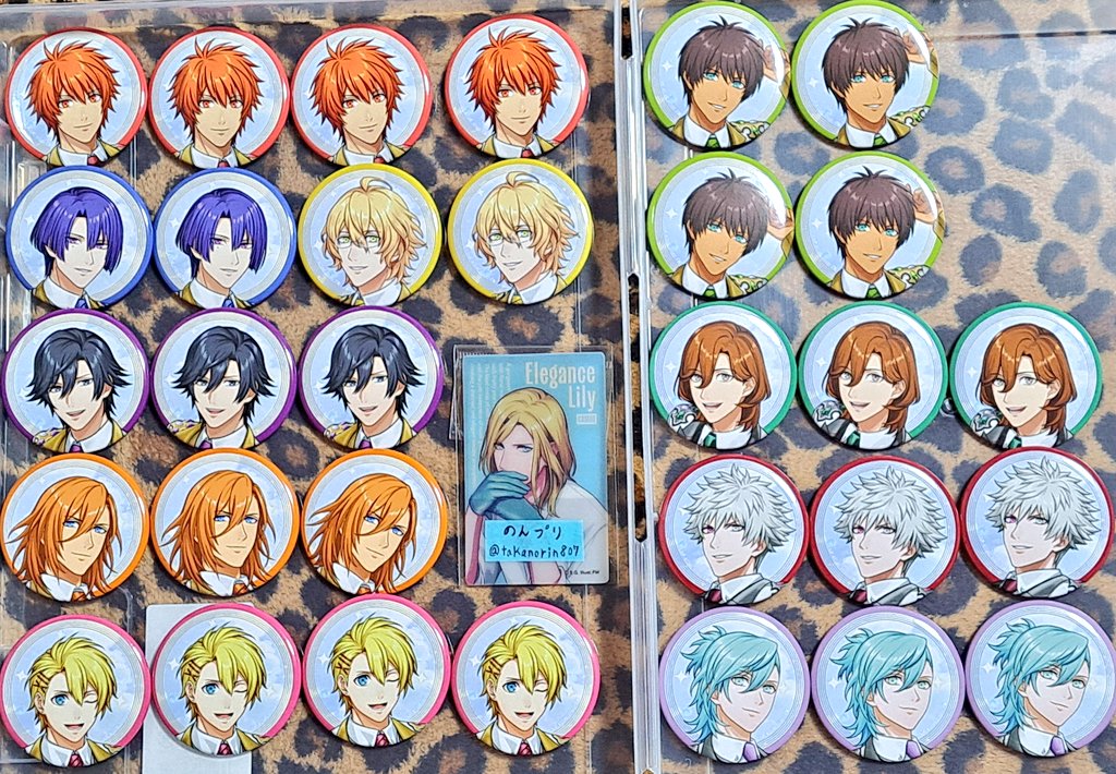 うたプリ ASSHC 交換 譲)缶バッジ/チャーム/特典チュール刺繍しおり