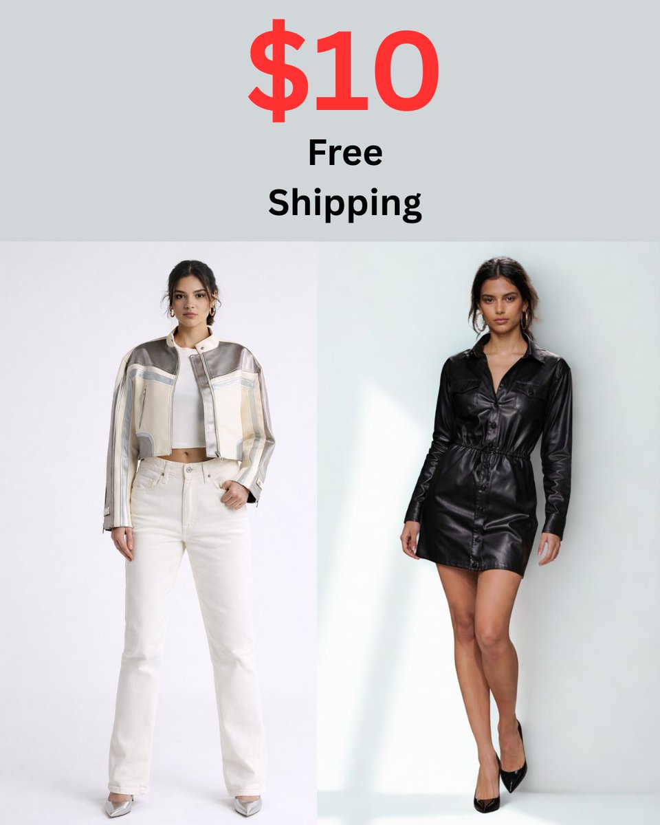 Auratopia's tweet photo. Auratopia...
Free Shipping...
Please visit us... https://t.co/829DhtvrFH

Paige Dress
Ultra-Soft Vegan Leather

BLANKNYC
Faux Leather Jacket https://t.co/Pt90eH2WNN
