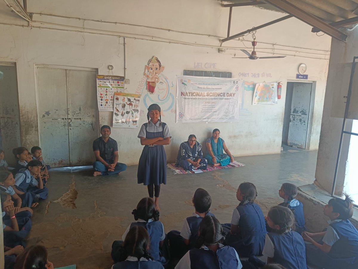 LokVigyan's tweet photo. Let curiosity lead, let science succeed. Celebrating #NationalScienceDay2026 @ Adijati Kanya Ashramshala Rampura (vadla),Amirgadh.
#ScienceForFuture #IndianScience #STEM #Innovation #NSD2026
@narottamsahoo @InfoGujcost @Punam_Bhargava https://t.co/Rg6RizH71s