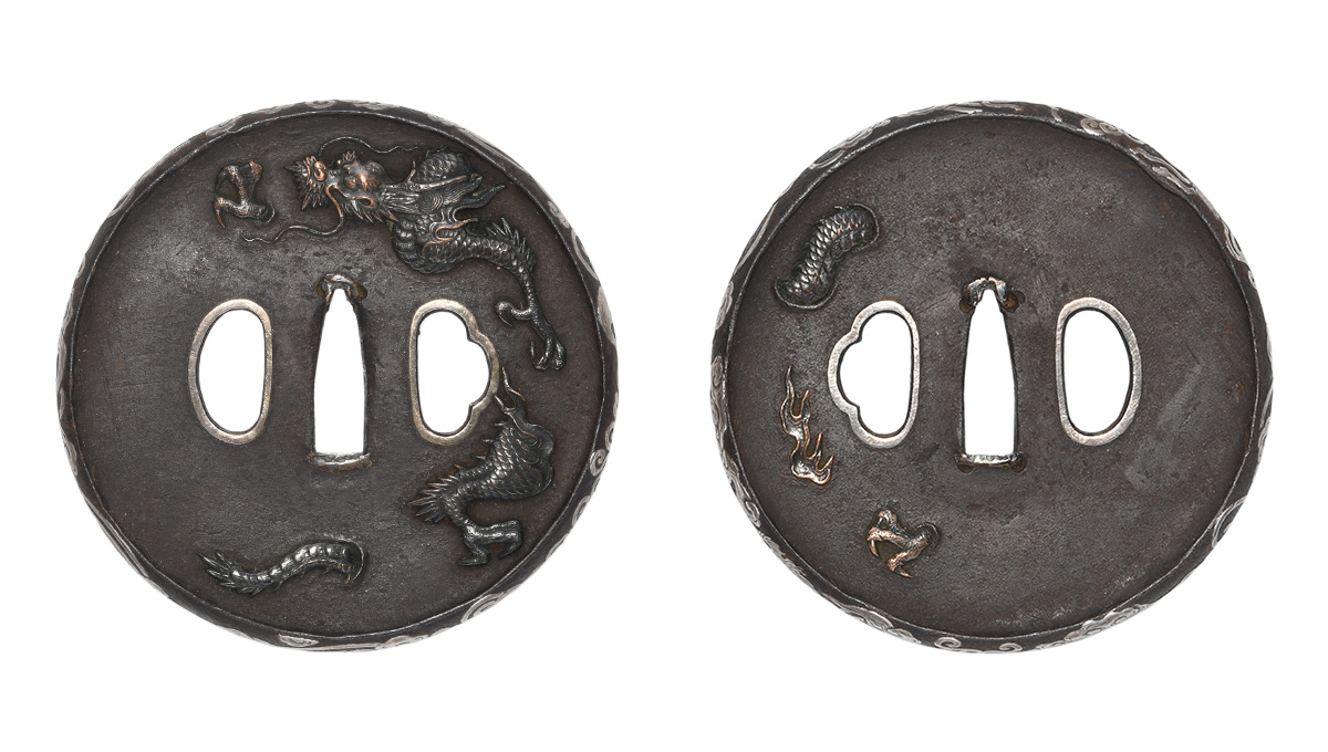 HP更新情報】 「鍔 無銘 水戸 潜龍図鍔 特別保存刀装具鑑定書」を更新