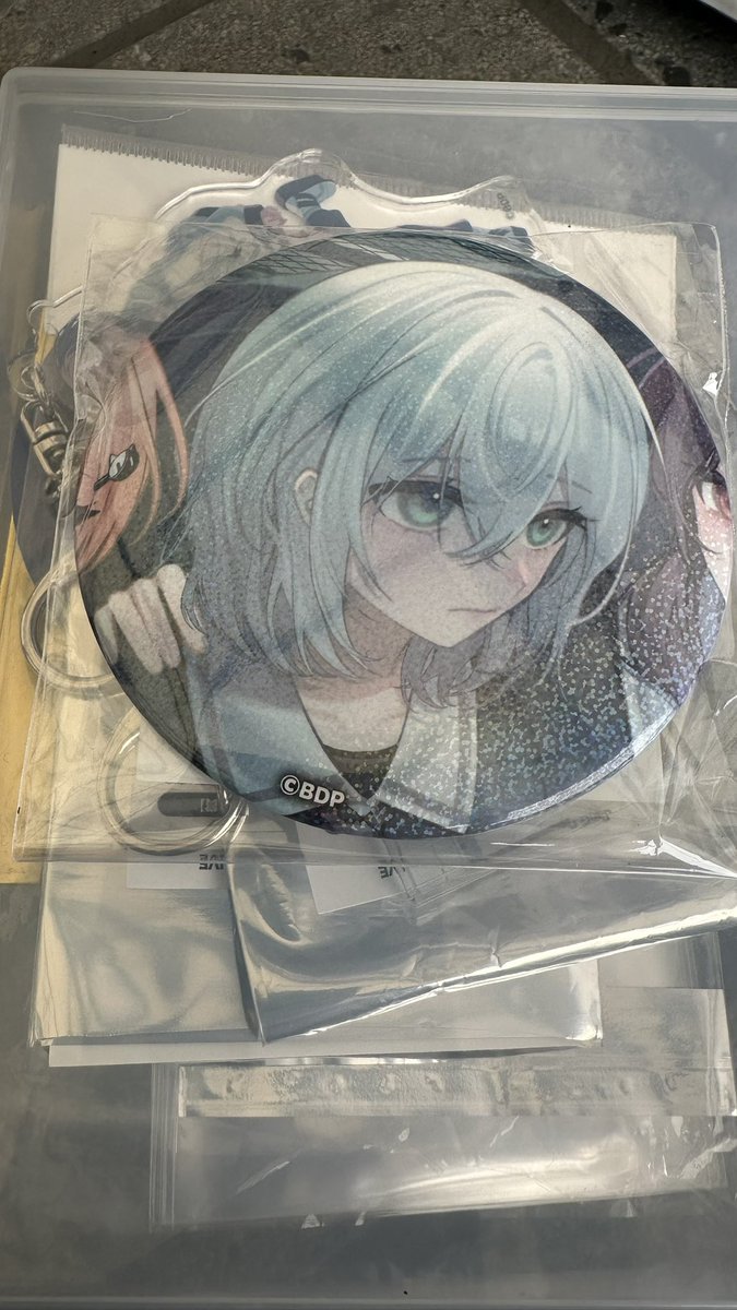 バンドリ缶バッジくじ 倉田ましろ（譲） マスキング（求）or