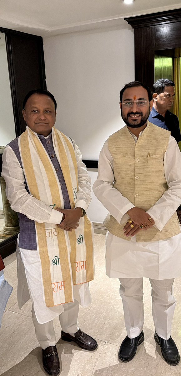 AtulgahlotBjp's tweet photo. कल उड़ीसा के मुख्यमंत्री श्री मोहन चरण माझी जी से शिष्टाचार भेंट की। @MohanMOdisha https://t.co/TOe4O0t51S