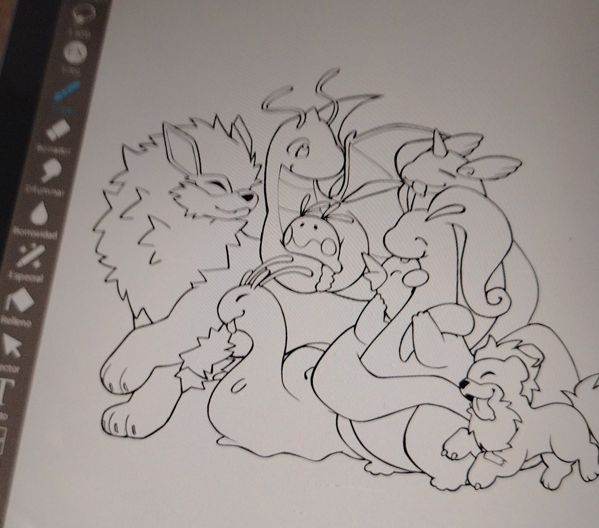 😭😭😭 Ya se va a acabar el pokémon day y yo recién voy a pintar mi dibujo