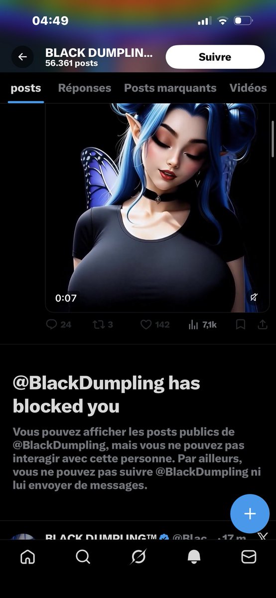 I am only blocked by OP because I am right and he didn’t like it