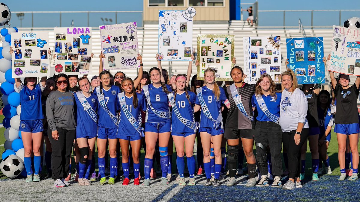 LampasasSoccer's tweet photo. Senior night WIN over Gatesville and a clinched playoff spot .. ! First time since 2019 to go to playoffs💙 #revive https://t.co/6dlXMuq4k8