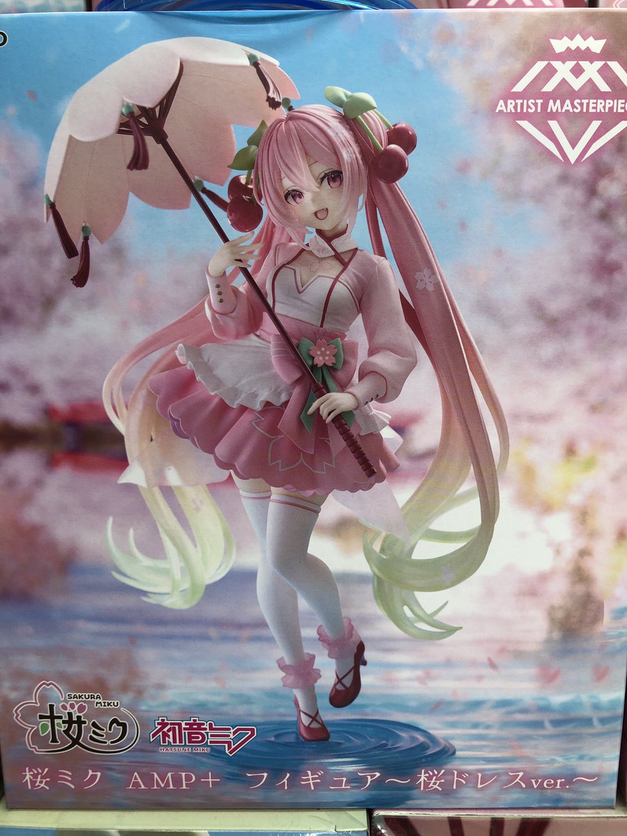 新景品】 初音ミク 桜ミクAMP＋フィギュア〜桜ドレスver.〜が新登場