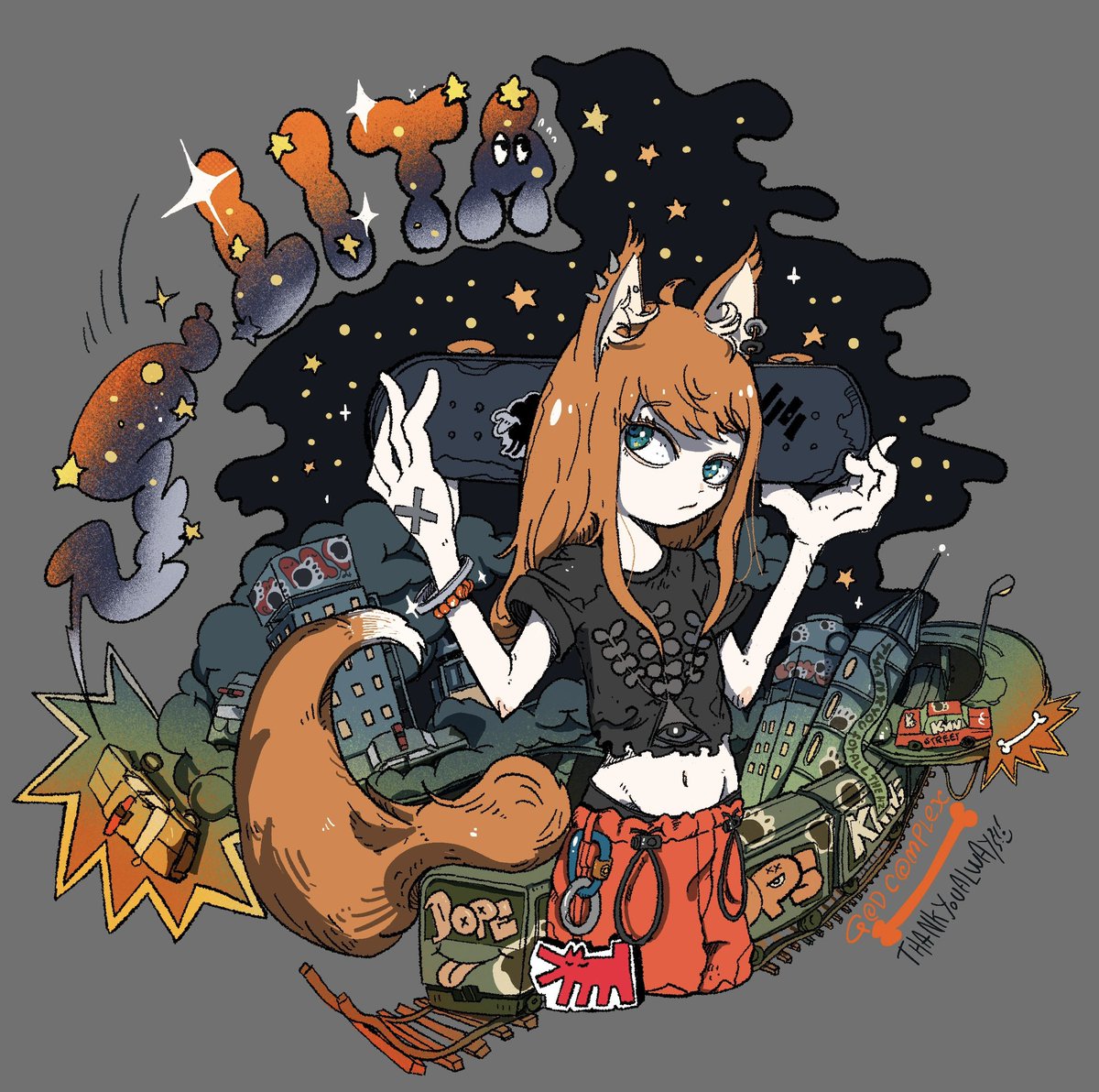 3月〜制作依頼受付中です】 音がうるさいバンドのための絵を描いてます