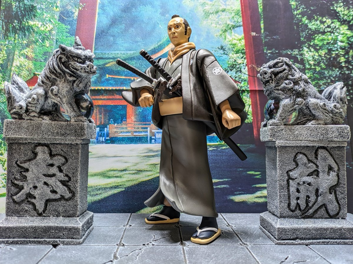 玉持ガーゴイルオーダーページ　ジオラマブレイカー ジオラマブレイカーさん@diorama_breakerの新作 狛犬 阿吽台座セットが