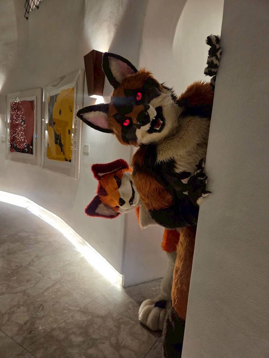 XXXX_XXXX_10's tweet image. HELLO🦊🐺
 #FursuitEveryday
 #FIRSTCLASS