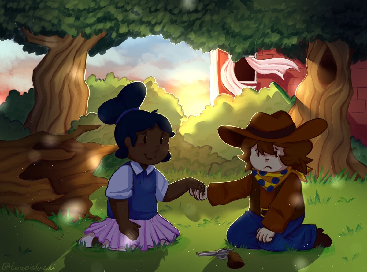FuryOfFaeful's tweet photo. Found Family
Artwork done by @loopislazoli for my fanfic, The Girl With Integrity. Mel belongs to Undertale: Kindred Spirits. https://t.co/jKmfCU4t1P