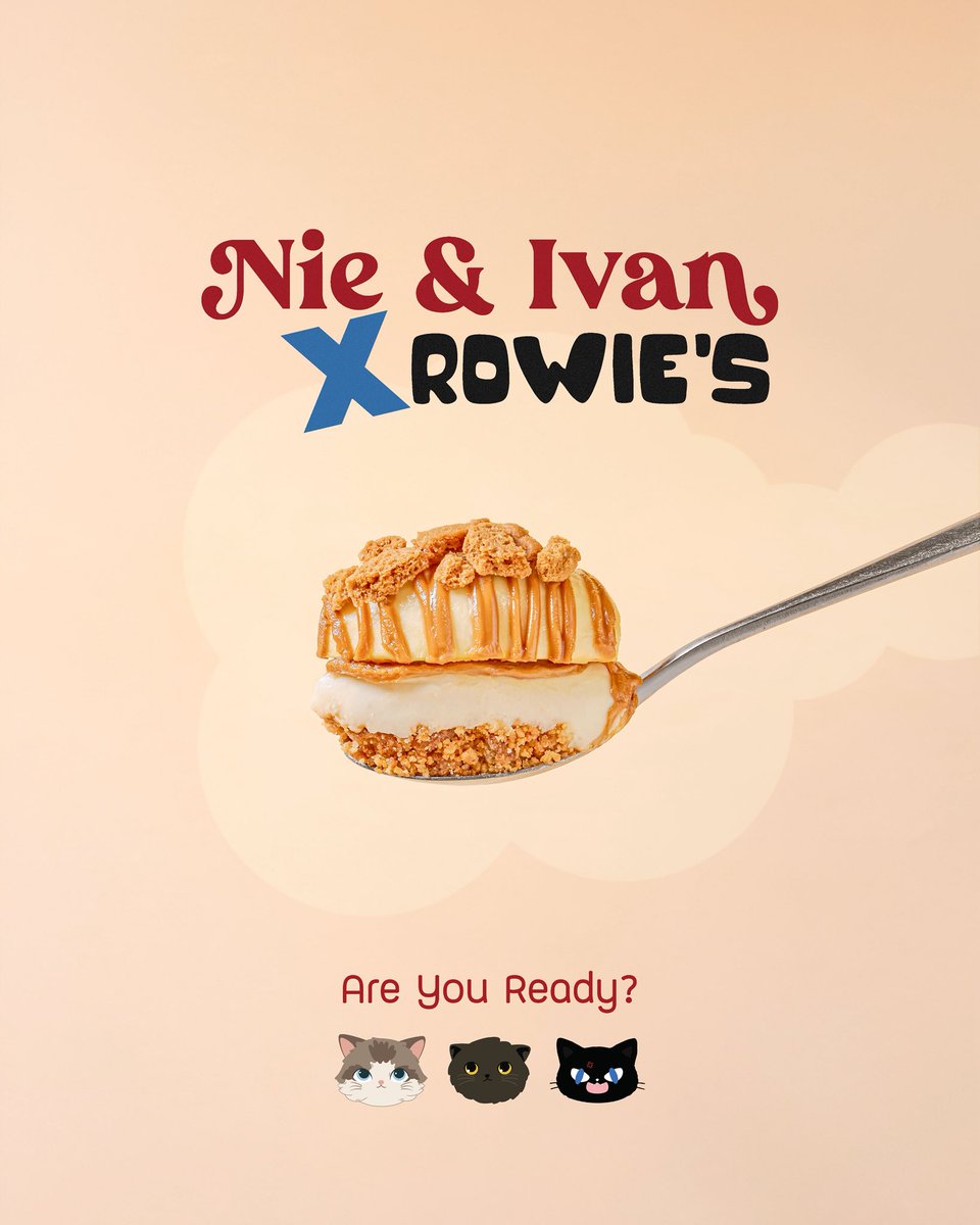 Nie &amp; Ivan X Rowie’s 🐾✨

A special creation, thoughtfully crafted together.

ความละมุนที่เราร่วมกันออกแบบอย่างพิถีพิถัน
เพื่อสร้างประสบการณ์ที่มากกว่าแค่ของหวาน

พรุ่งนี้ 10.00 น.
เปิดตัวพร้อมกันทุกสาขา✨

A new chapter begins. 🐾

#nieandivan #เค้กเนเน่ #nieandivanxrowies