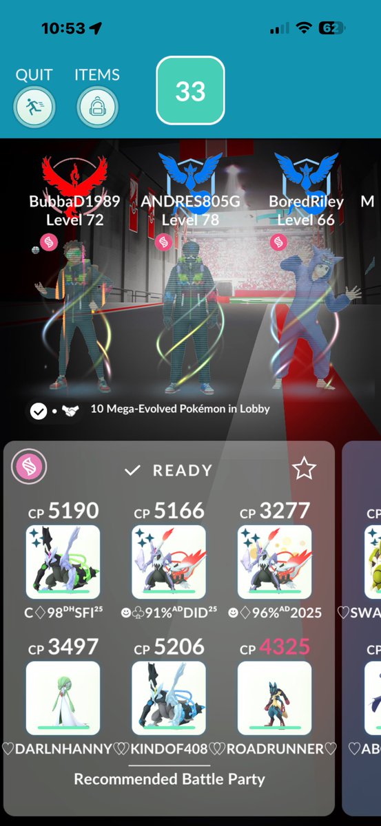 M0ther0fDemons's tweet photo. PSA WITH THE NEW MEGAS! 

1- if there is 10 people in your lobby due to remote cap, make sure you all have the mega symbol meaning there is a mega evolved 
2- make sure your mega is in your last slot and not at the front 
3- if you’re mega faints before it’s gotten a charge move out leave, heal and return 

Dragonite has 10 shields = 10 players must break a shield with a mega charged attack. 
Do not rely on others, if 2 people don’t use their mega attack you’ll be stuck on 2 shields left .. and likely won’t complete the raid before the timer clocks down. 

This is not rocket science, these raids are not harder but do require participation from at least 10 players.