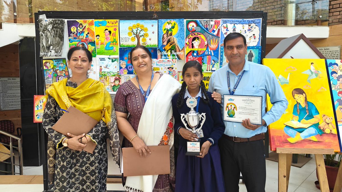 ghs54chd's tweet photo. We are delighted to share that Mahi of 9th A GMHS-54, has secured Third Prize in the Essay Writing Competition under Sashakt Baal Mahotsav-3.0, 2025, organized by CCPCR, honoured by Sh Gulab Chand Kataria, Hon’ble Governor of Punjab &amp; Administrator, U.T. Chd.@SchoolEduChd https://t.co/BJy7BBoKhR