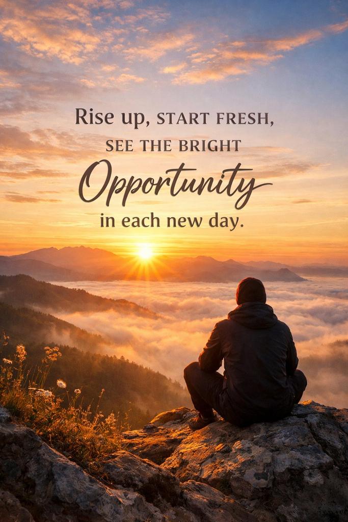 Good morning 🌅
May today bring clear thoughts, steady energy, and small moments that remind you life is still beautiful.

Happy weekend.