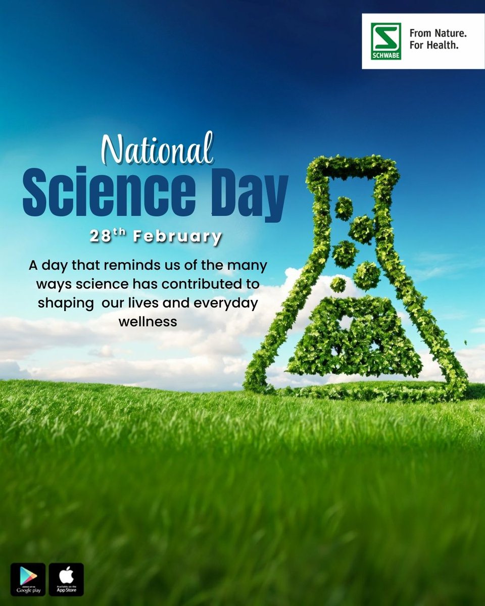 On National Science Day, we acknowledge the role of science in shaping our everyday lives and supporting better health and wellness.

Let us appreciate the many ways science guides progress, quietly, consistently, and meaningfully. 

#SchwabeIndia #NationalScienceDay