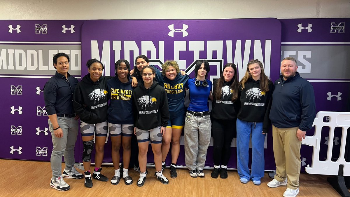walnutathletics's tweet photo. OHSAA Girls Wrestling Updates:
Girls finished 7th of 24 at Sectionals
Individual finishes (Top 4 move on to Districts):
Sydney Soward- SECTIONAL CHAMPION
Ayda Tomes-2nd
Dante Vinson-2nd
Trinity Charles-5th
Solehia Caldwell-6th
#RoadToState #LetsGoNuts https://t.co/nUytns2n85