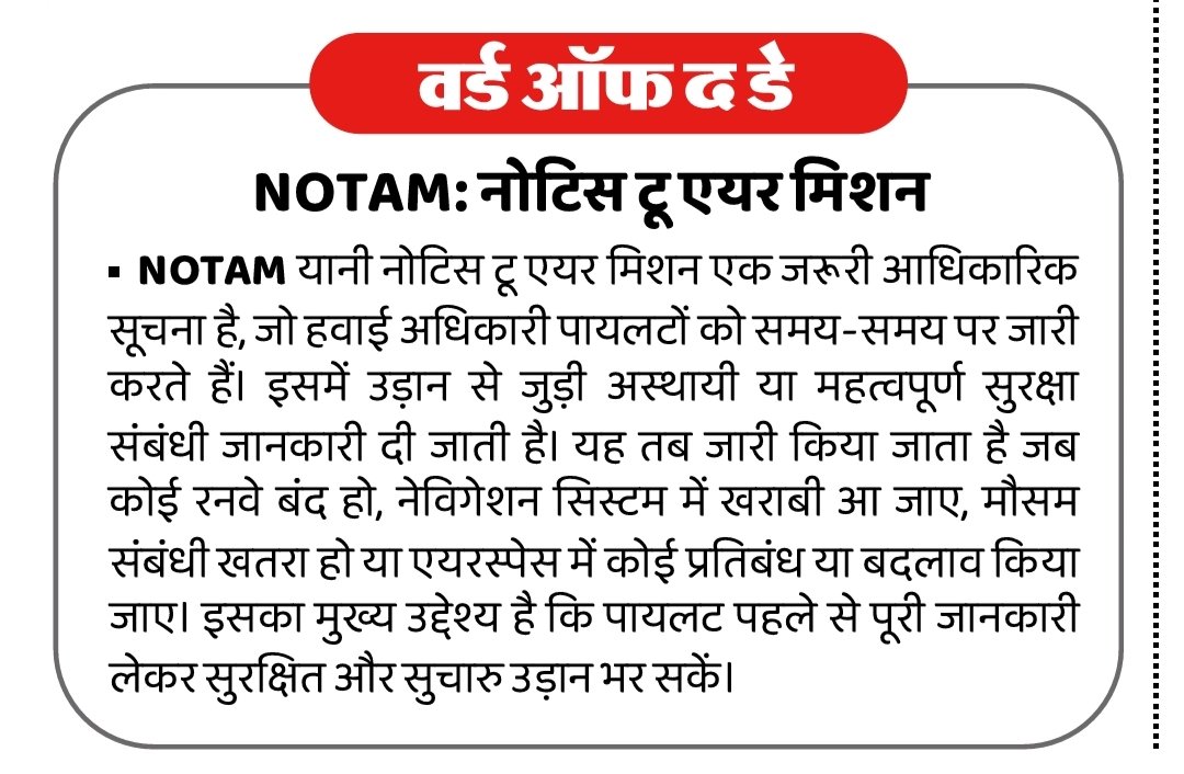 NOTAM :- Word