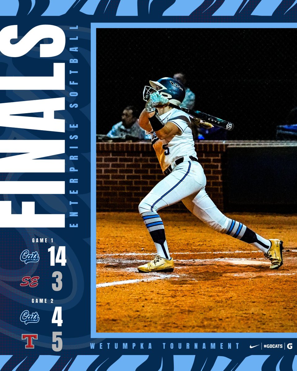 Finals from Day 1 of the Wetumpka Tournament! 

Defeated Stanhope Elmore 14-3 &amp; fell to Thompson 4-5

| #GoCats