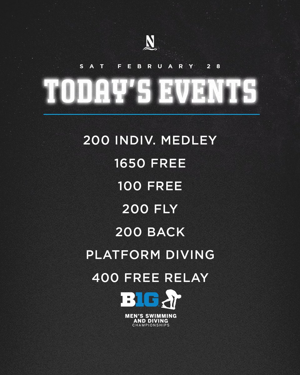 Northwestern Swimming & Diving tweet media