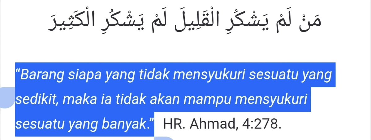 sama peringatan juga dari Nabi ﷺ, kalo di bahasakan secara kasarnya tuh "miskin aja susah bersyukur apalagi kalo kaya?" 🥹 DHEGGGG