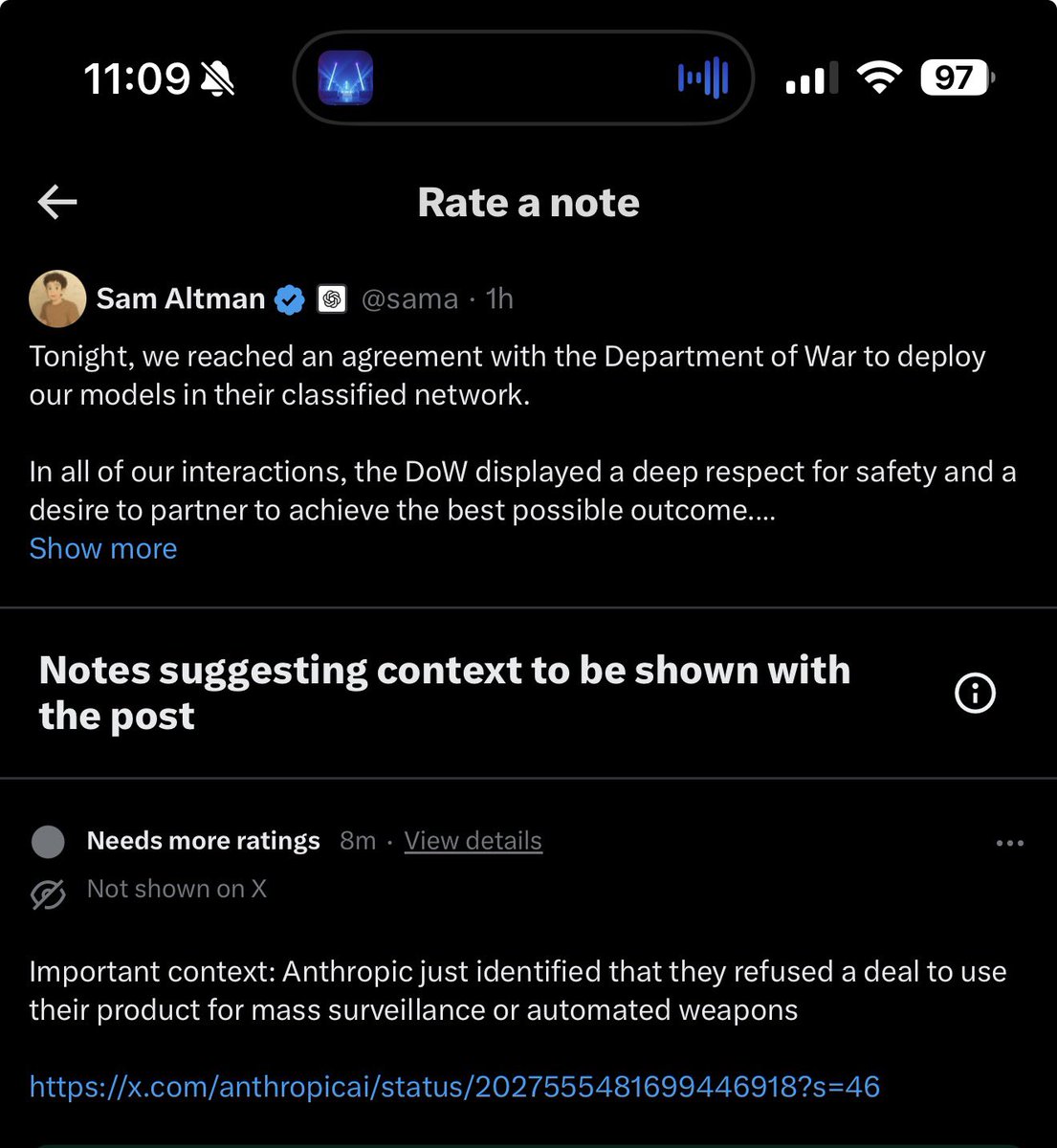 Community note screenshot