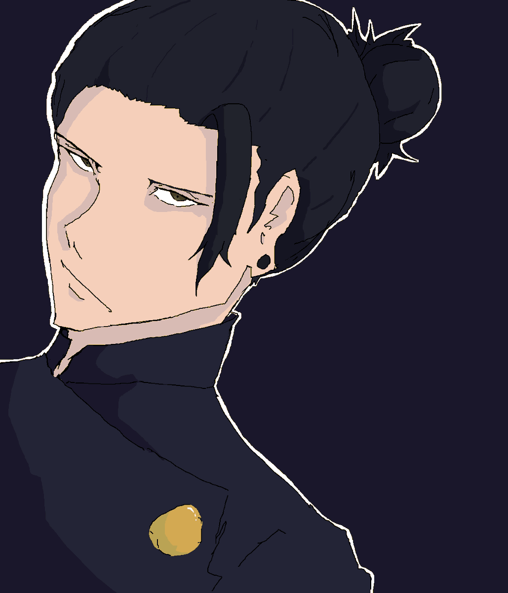 FlameZeroZ1's tweet photo. tatapan ganas 
#mspaint https://t.co/fGEMfVsP2b