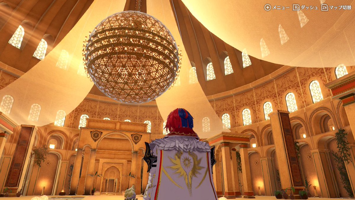 ソルム城、皆やたらとシャンデリアの事話すよな〜シャンデリアなんかあったっけ？通路吹き抜けじゃなかった？？って思ったらエグい程でかいのあった…でけぇ