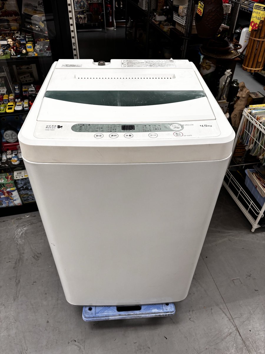 YAMADA 全自動洗濯機 YWM-T45A1 入荷いたしました 洗濯容量4.5kg 2016