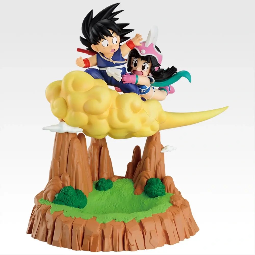 ドラゴンボール　ラストワン　孫悟空＆チチ ラストワン賞 孫悟空＆チチ 小物入れフィギュア 「おっこちるなよ