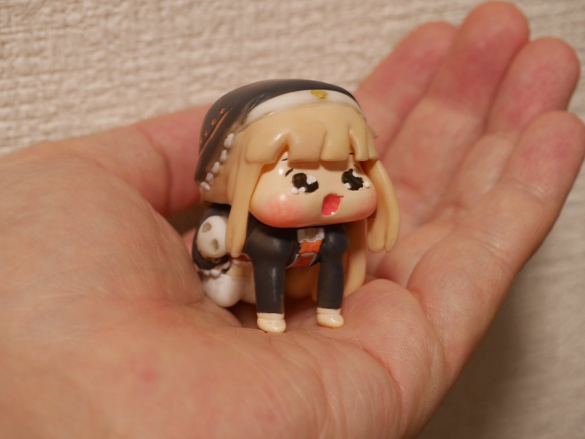 ｽﾋﾟｷのフィギュア完成しました！ 3パーツ構成で表情も変えられます 6月