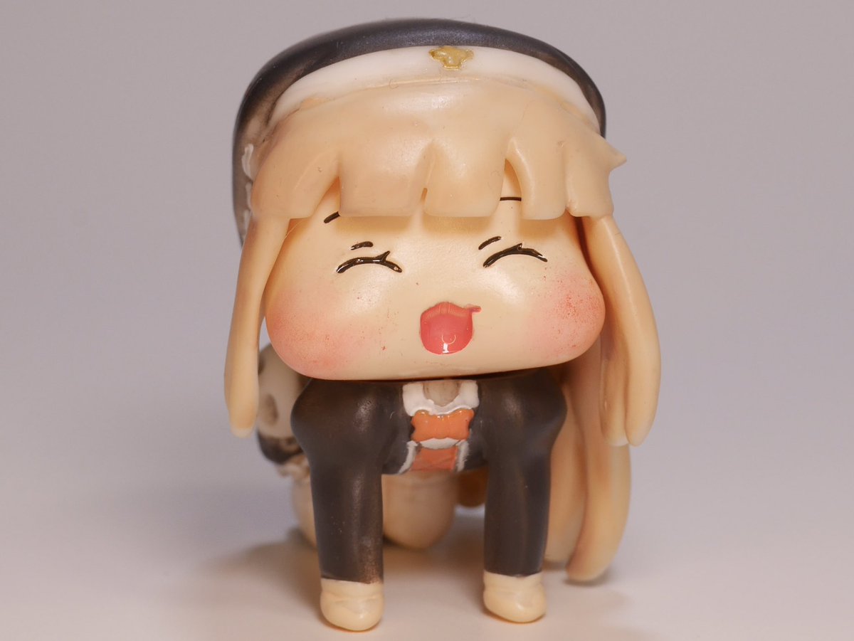 ｽﾋﾟｷのフィギュア完成しました！ 3パーツ構成で表情も変えられます 6月