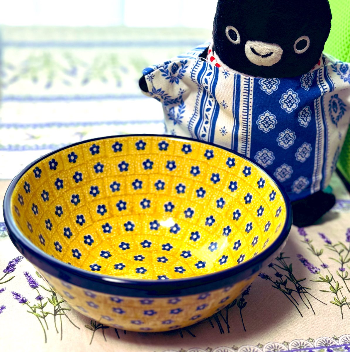 ポーリッシュポタリー、新しいお皿だよ🟨ツェラミカ17cm ボウル 楽天