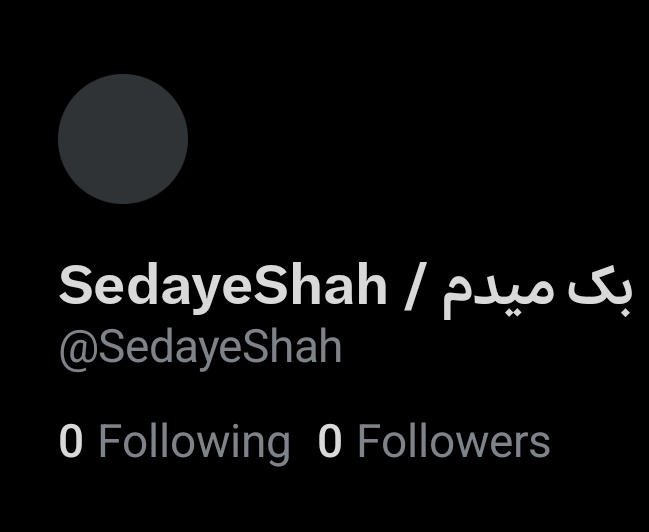 SedayeShah | صدای شاه tweet media