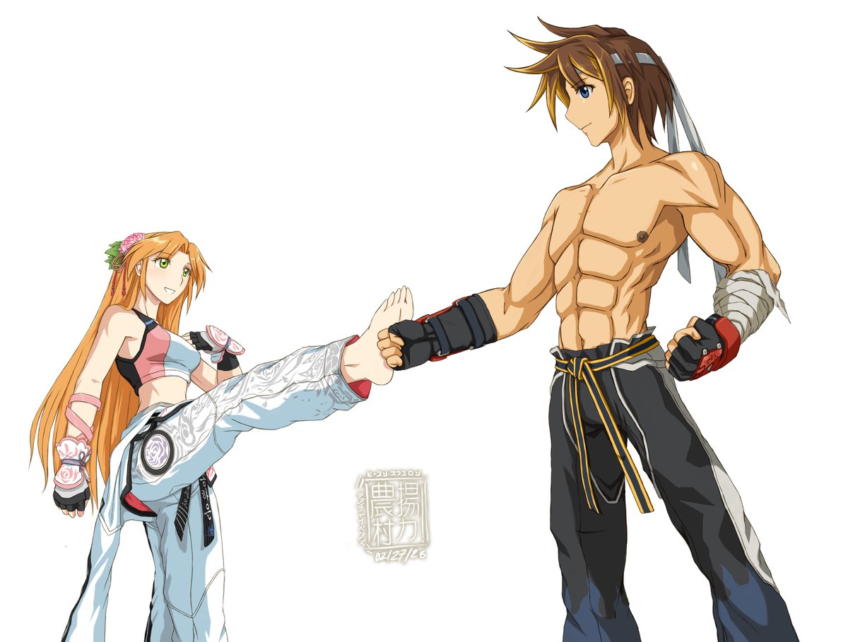 AmazingSphelon's tweet photo. Art of the month and love ry'alls!
*Sparring Match about to begin between two of my martial art blorbos~
Song Ha-Eun and Code -18. https://t.co/qTUQsCeuTX