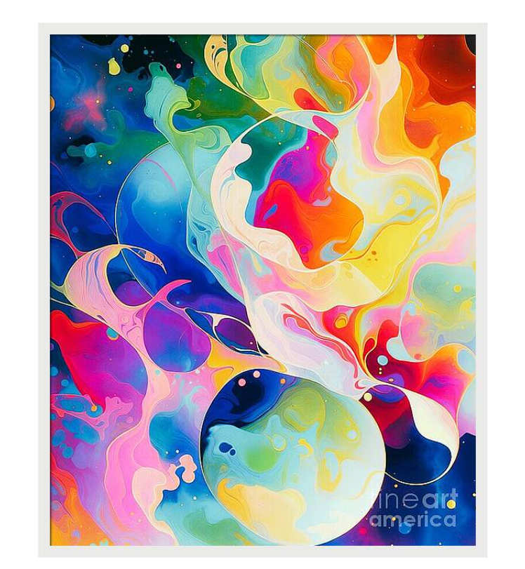 Cosmic Color Flow. A vibrant abstract inspired by space, movement, and luminous color. Available in different sizes and media — you can find it here: is.gd/eX0Hz2 

#AbstractArt #CosmicArt #ModernWallArt #ColorfulArt #InteriorDecor #ArtForSale #artcollector