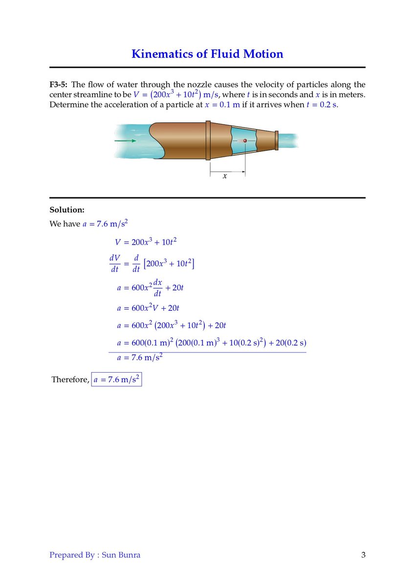 skglearning's tweet image. Random problem from R.C. Hibbeler’s Fluid Mechanics (2nd Ed.) 

#Engineering #FluidDynamics #Physics