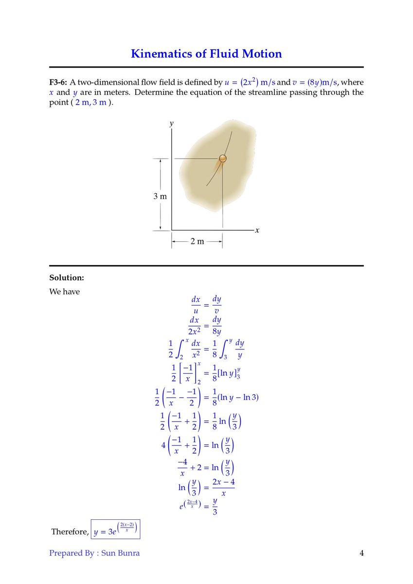 skglearning's tweet image. Random problem from R.C. Hibbeler’s Fluid Mechanics (2nd Ed.) 

#Engineering #FluidDynamics #Physics