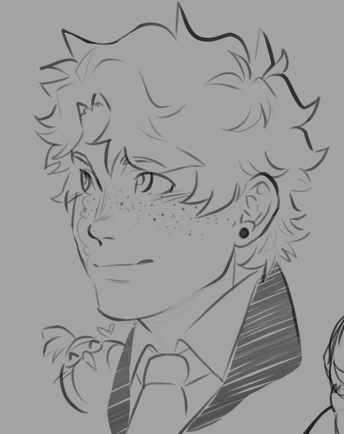 Neon_Sharky's tweet photo. Izuku + Tamaki doodles ( pino/rodydeku implied ) :] https://t.co/n4H5PBYiPl