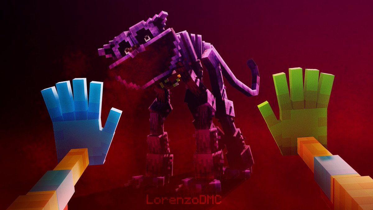 LorenzoDMC's tweet photo. #PoppyPlaytime in Minecraft 🙌♥️

#Thumbnail #Minecraft https://t.co/h2Zna9JWOg