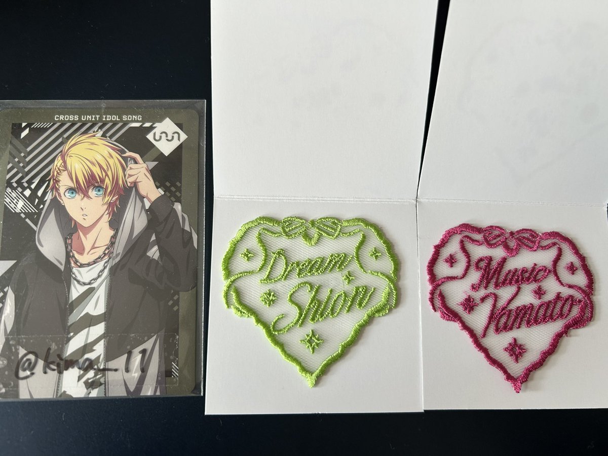 kima__11's tweet photo. 交換
うたプリASSHC 特典 チュール特製しおり

譲）大和　シオン
求）翔（翔決まり次第カミュ）

3月21日（土）現地手渡しのみ（11時半ごろ）
検索からでもご自由にお声がけください。 https://t.co/xWejrZfTCG