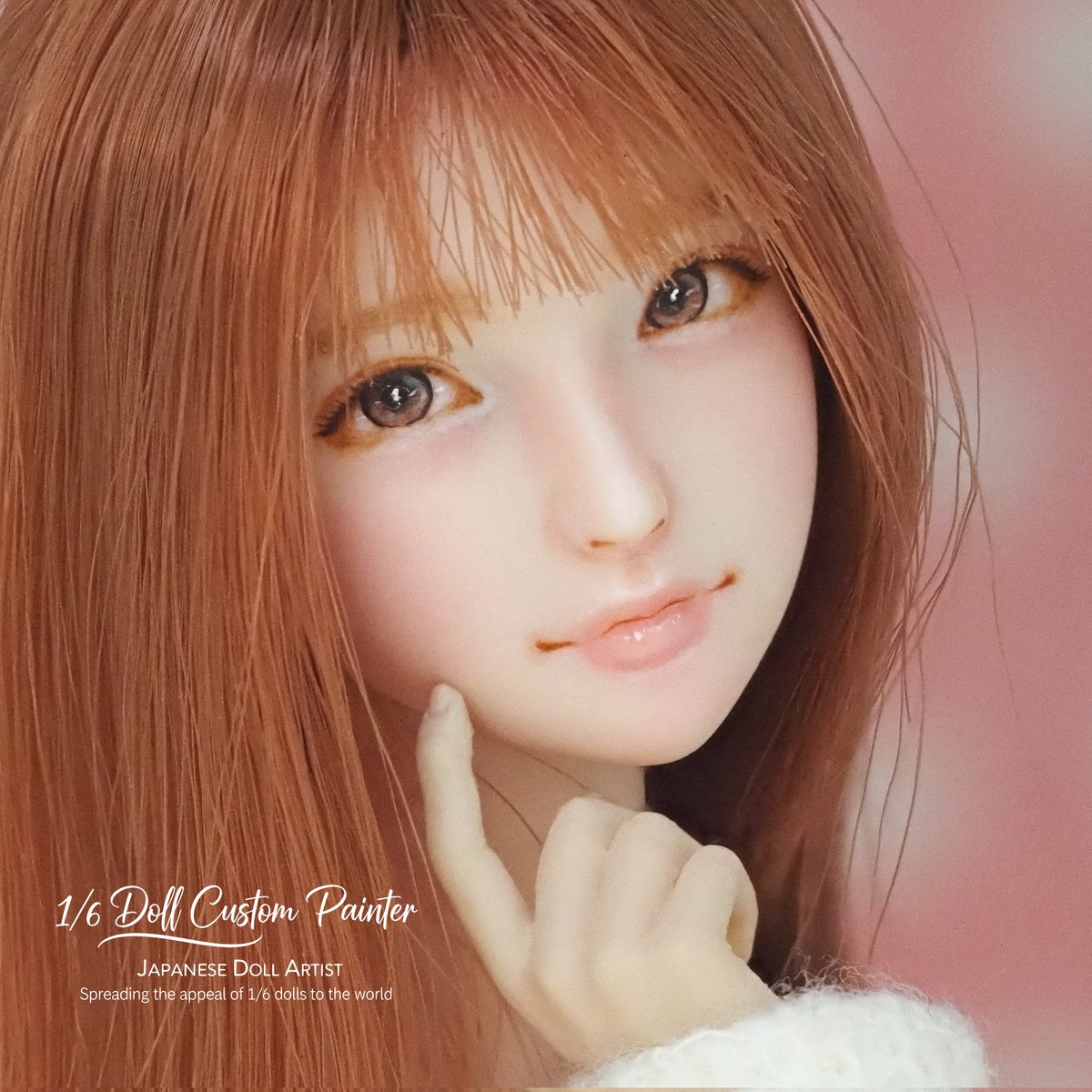 ☆1/6カスタムヘッド『香澄』☆ 1/6ヘッド🎊完成🖌️🎨٩(๑>∀<๑)۶ 「 香澄 かすみ 」出品しました