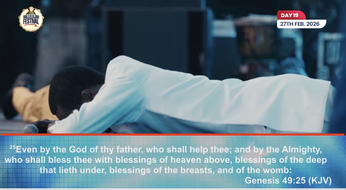 ecstasyjournal's tweet photo. Can we say a word of prayer for pastor Nathaniel Bassey 

More anointing sir 🥹🥹🥹

Thank you so much for this platform 🙏🙏🙏🙏🙏

#HallelujahChallengeFeb2026 
#HallelujahFestival https://t.co/UP8m4waaT8