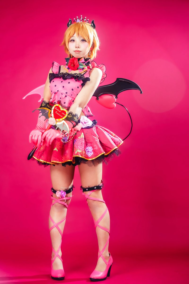 cosplay photo 小泉花陽 / ラブライブ! 💚 小悪魔編(⃔ ˆ꒳ˆ )⃕↝ෆ