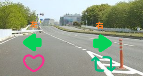 RiderForty's tweet photo. ここの合流時にウインカーを出すのはどっち～⁉ https://t.co/za2NErGYKl